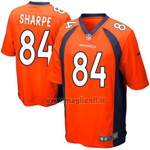 Maglia NFL Game Bambino Denver Broncos Sharpe Arancione